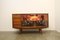 Dänisches Vintage Sideboard aus Teak mit Glastüren, 1950er 2