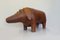Leather Pig Ottoman by Dimitri Omersa, 1960s, Image 10