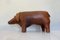 Leather Pig Ottoman by Dimitri Omersa, 1960s, Image 1