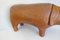 Leather Pig Ottoman by Dimitri Omersa, 1960s, Image 3