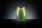 Italienische ovale dunkelgrüne & goldene Vase von Marco Segantin für VGnewtrend 1