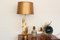 Gold Plated Gilt Bronze Flame Table Lamp from Lumi Milano 1
