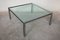 Vintage M1 Glass & Chrome Coffee Table from Metaform 4