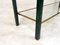 French Green Brass Console Table, 1970s 3