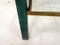 French Green Brass Console Table, 1970s 6
