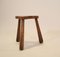 Rustic Wooden Stool, 1960s 2