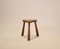 Rustic Wooden Stool, 1960s 4