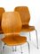 Danish Teak & Plywood Chairs by Herbert Hirche for Jofa Stalmobler, 1950s, Set of 6 15