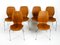 Danish Teak & Plywood Chairs by Herbert Hirche for Jofa Stalmobler, 1950s, Set of 6 2