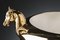 Italian Gold Ceramic Horse Bowl by Marco Segantin for VGnewtrend 2