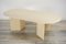 Oval Travertine Coffee Table, 1970s 3