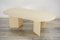 Oval Travertine Coffee Table, 1970s, Image 3
