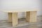 Oval Travertine Coffee Table, 1970s, Image 13