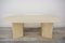 Oval Travertine Coffee Table, 1970s 1