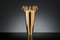 Italienische Goldfarbene Keramik Vase von Marco Segantin für VGnewtrend 1