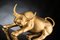 Opaque Gold Ceramic Wall Street Bull Sculpture from VGnewtrend 3