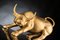 Opaque Gold Ceramic Wall Street Bull Sculpture from VGnewtrend, Image 3
