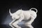 White Wall Street Bull Ceramic from VGnewtrend, Image 2