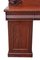 Large Antique Victorian Flame Mahogany Pedestal Table 8