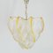 Murano Glass Ceiling Lamp from Mazzega, 1970s 7