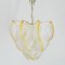 Murano Glass Ceiling Lamp from Mazzega, 1970s, Image 7
