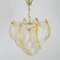 Deckenlampe aus Muranoglas von Mazzega, 1970er 1