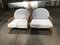 Mid-Century Modern Italian Bamboo Armchairs with Linen Cushions, 1970s, Set of 2, Image 5