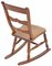 Antique Edwardian Elm & Beech Rocking Chair, Image 6