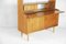 Estantería escandinava vintage de teca con escritorio y secreter, años 60, Imagen 12