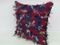 Handwoven Multicolor Flokati Pillow Cover from Vintage Pillow Store Contemporary 3