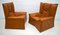 Mid-Century Modern Leather Chairs by Cinova, 1964, Set of 2 3
