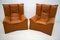 Mid-Century Modern Leather Chairs by Cinova, 1964, Set of 2 1