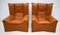 Mid-Century Modern Leather Chairs by Cinova, 1964, Set of 2, Image 2