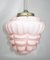 Antique Pink Opaline Glass Ceiling Lamp 2