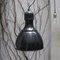 Large Vintage Black Enamel Pendant 6