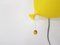 Italian Yellow Plastic Balloon Lamp by Yves Christin for Bilumen, 1970s 5