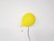 Lámpara Balloon italiana de plástico amarillo de Yves Christin para Bilumen, años 70, Imagen 6