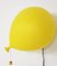 Gelbe italienische Ballonlampe aus Kunststoff von Yves Christin für Bilumen, 1970er 8