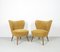 Fauteuils Cocktail Jaunes Ocre, 1950s, Set de 2 5