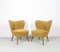 Yellow Ochre Cocktail Lounge Chairs, 1950's, Set of 2 5