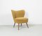 Fauteuils Cocktail Jaunes Ocre, 1950s, Set de 2 1