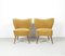 Yellow Ochre Cocktail Lounge Chairs, 1950's, Set of 2, Image 3