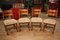 European Rustic Dining Chairs, 1950s, Set of 4 9