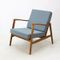 Vintage Blue Easy Chair by Hartmut Lohmeyer for Wilkhahn, 1960s, Image 1