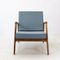 Vintage Blue Easy Chair by Hartmut Lohmeyer for Wilkhahn, 1960s 4