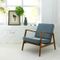 Vintage Blue Easy Chair by Hartmut Lohmeyer for Wilkhahn, 1960s, Image 2