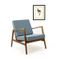 Vintage Blue Easy Chair by Hartmut Lohmeyer for Wilkhahn, 1960s, Image 3