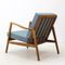 Vintage Blue Easy Chair by Hartmut Lohmeyer for Wilkhahn, 1960s 6