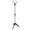 Mid-Century Black Metal & Brass Sputnik Style Coat Stand, 1950s, Image 1