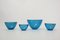 Mid-Century Swedish Fuga Series Bowl Set by Sven Palmqvist for Orrefors, 1950s 2